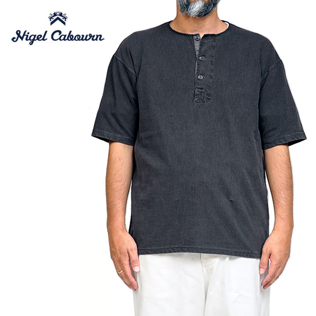 Nigel Cabourn ナイジェルケーボン CC22 ヘンリーネック コットンリブ