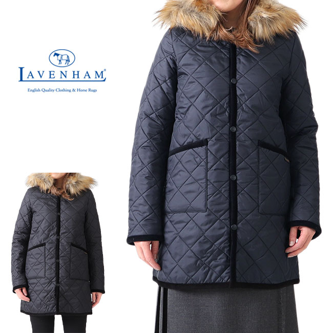 LAVENHAM ラベンハム CRAYDON クレイドン 裏ファー ショート丈 