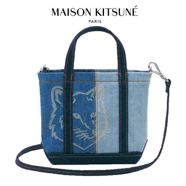 Maison Kitsune メゾンキツネ フォックスヘッド スモール トート