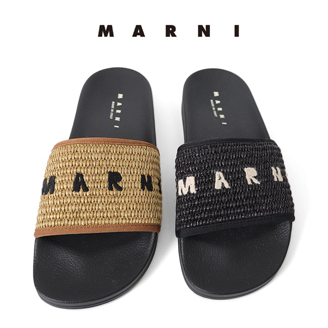 MARNI マルニ コットンツイル 刺繍ロゴ 6パネルキャップ CLZC0108S0