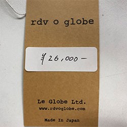 SALE] rdv o globe ランデヴーオーグローブ ジレ 181SP003 ベスト