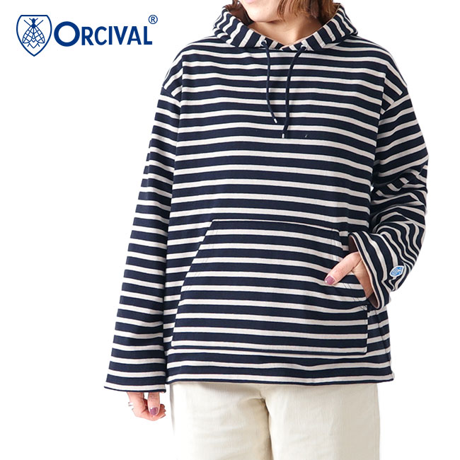 ORCIVAL（オーシバル） フレンチテリー フルジップ スウェットパーカー