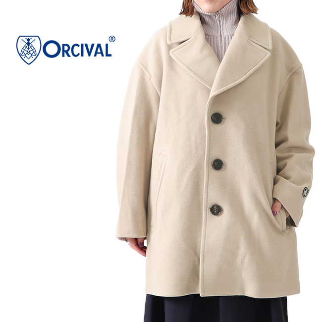 【美品】  ORCIVAL / オーチバル | ハーフジップ リブニット | 1 | ベージュ | レディース 美品】 ORCIVAL / オーチバル | ハーフジップ リブニット | 1