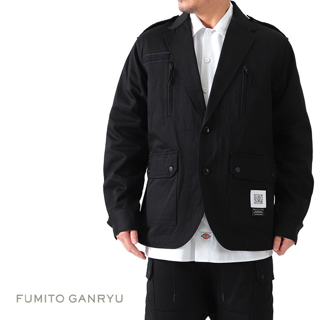 ジャケット・アウター fumi fumi SALE] FUMITO GANRYU フミト ガンリュウ F-2 ラペルド ミリタリー
