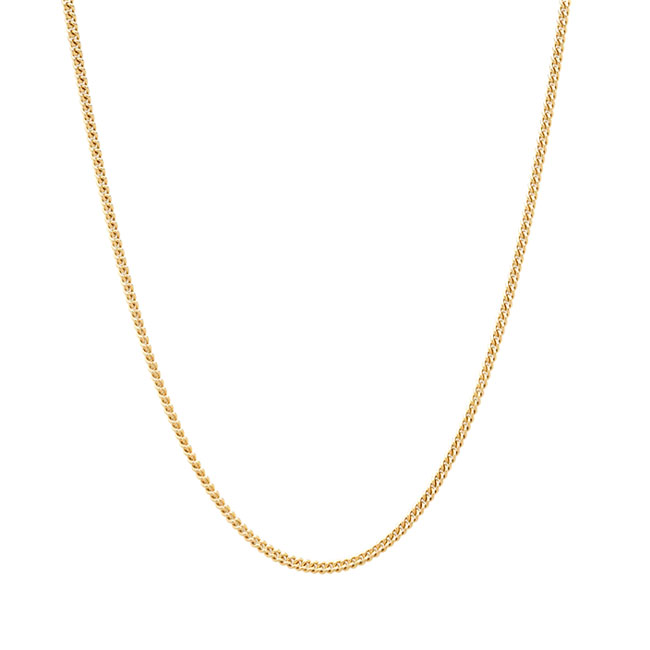 TOMWOOD トムウッド Ada Chain Slim Gold 17inch エイダチェーン