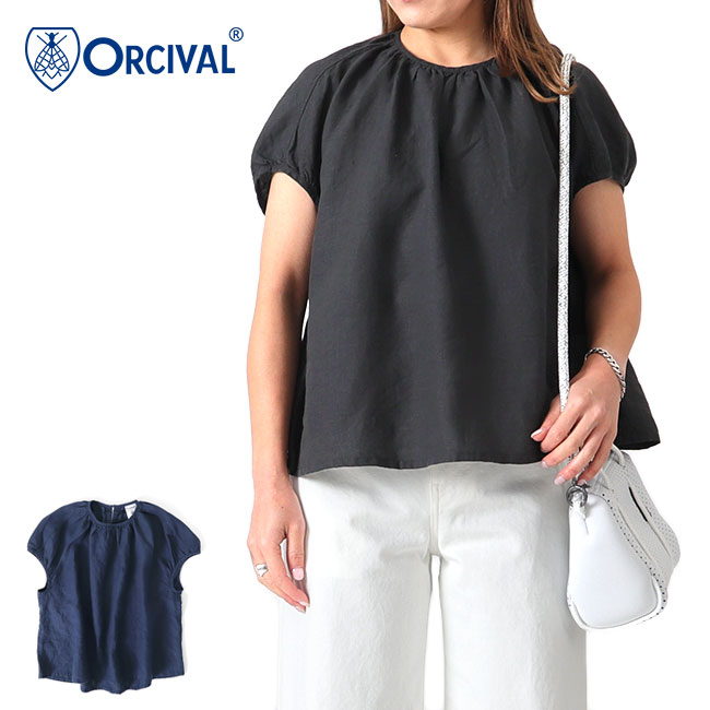 ORCIVAL オーシバル セーラー プルオーバー リネンシャツ OR