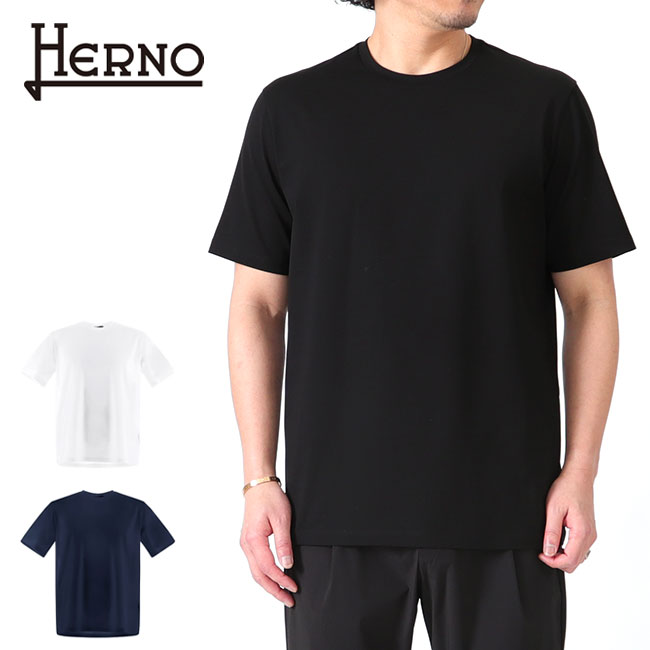 国内配送【HERNO】GLOBE ジャージー Tシャツ 楽天市場】【ポイント8倍 7/19 9:59まで】ヘルノ HERNO 半袖T