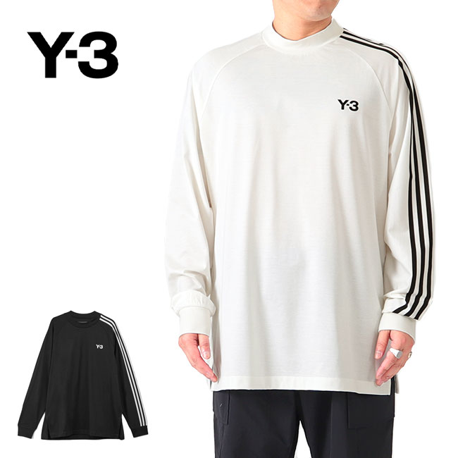 Y-3 ワイスリー 3ストライプス オーバーサイズ ロゴ Tシャツ H63065
