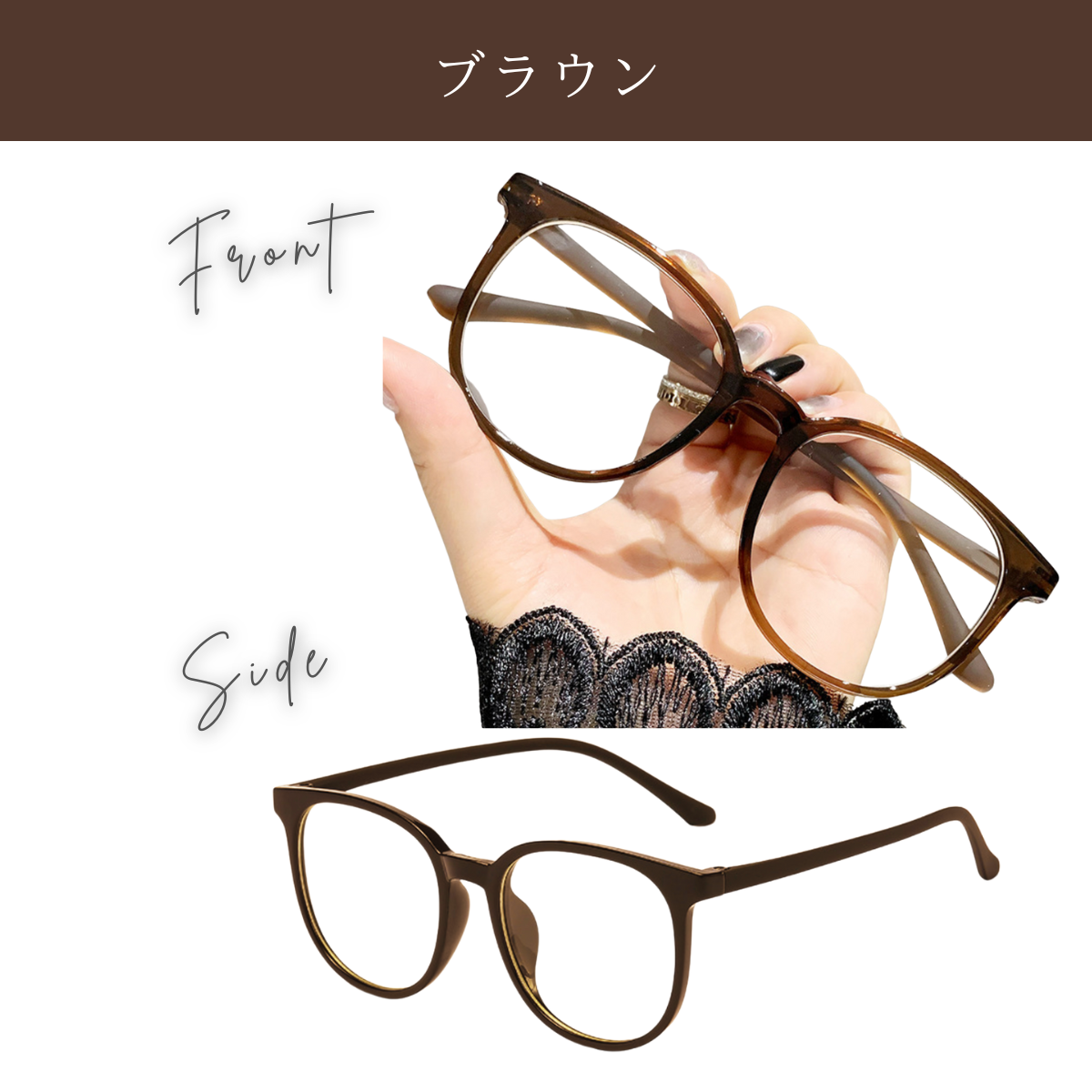 調光サングラス レディース ウェリントン サングラス UVカット ブルー