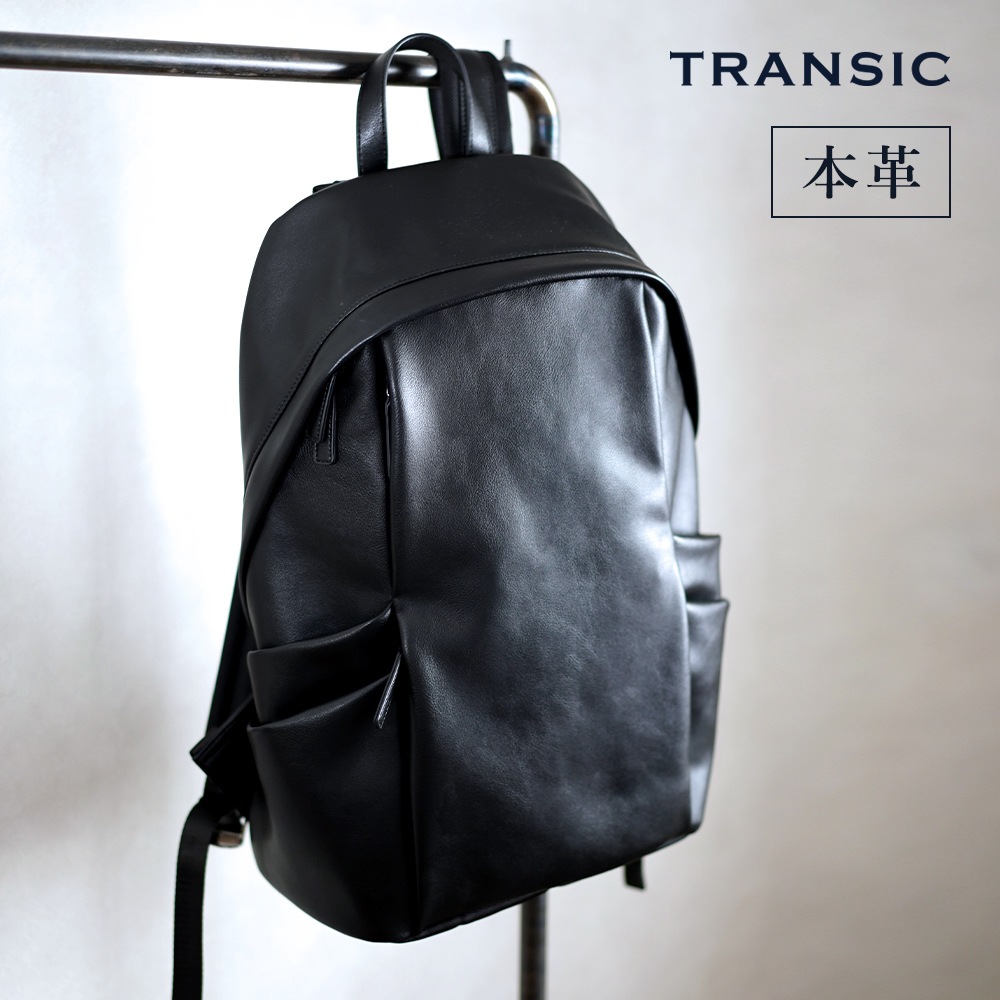 ⭐︎新品未使用⭐︎ TRANSIC ブラック ビジネスバッグ 合成皮革　リュック TRANSIC｜メンズビジネスバッグ 公式通販サイト