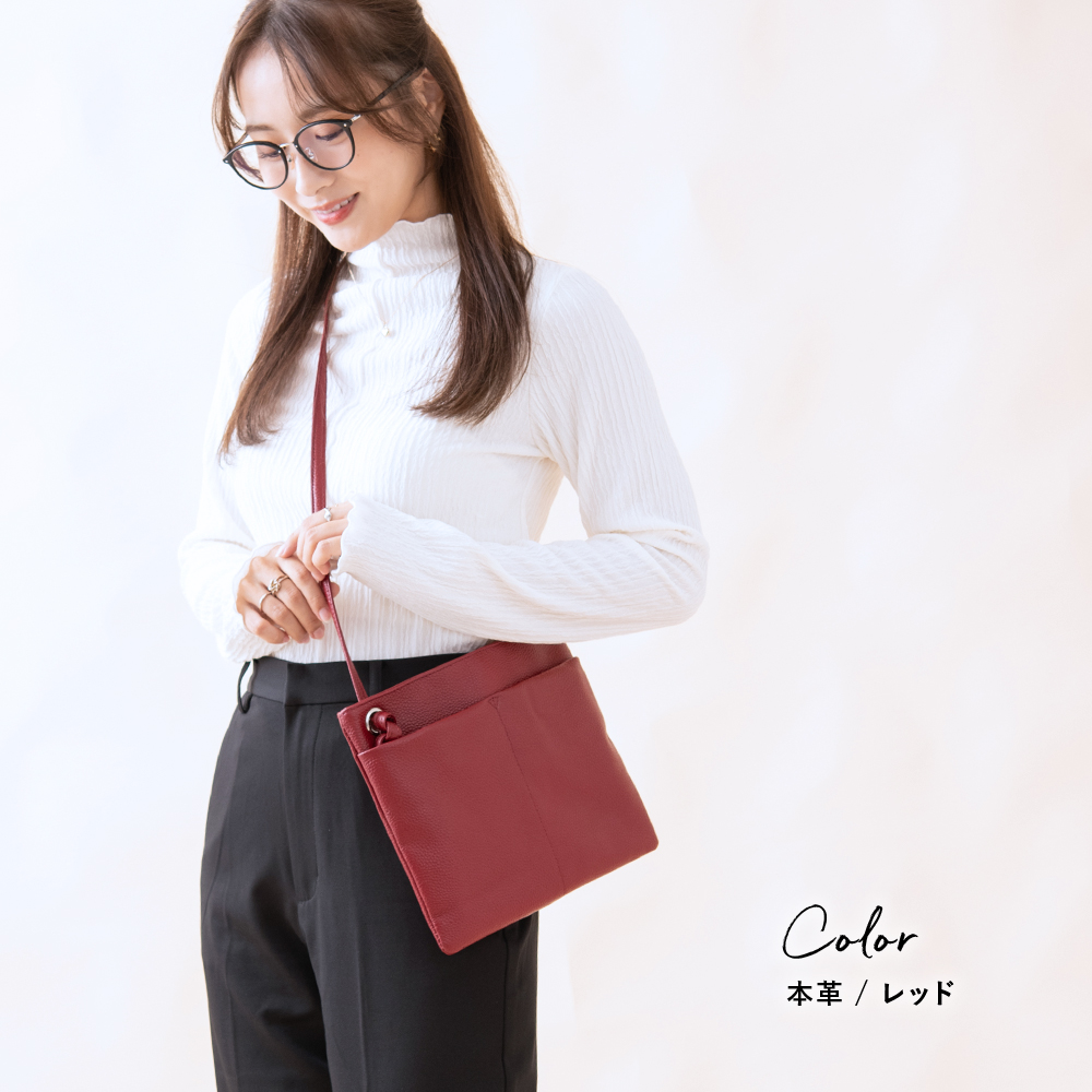 PORTLAND（ポートランド） [ NEW ] 本革登場！ サコッシュ メンズ