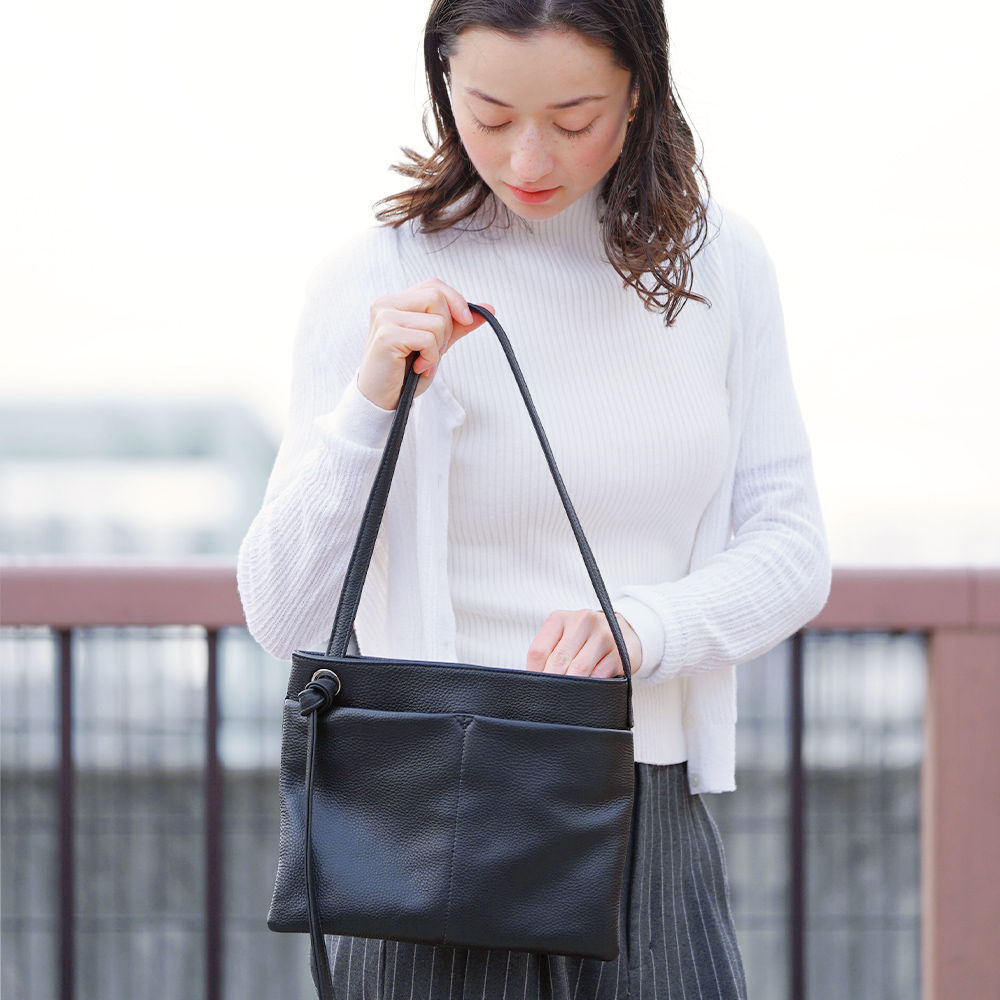 PORTLAND（ポートランド） [ NEW ] 本革登場！ サコッシュ メンズ