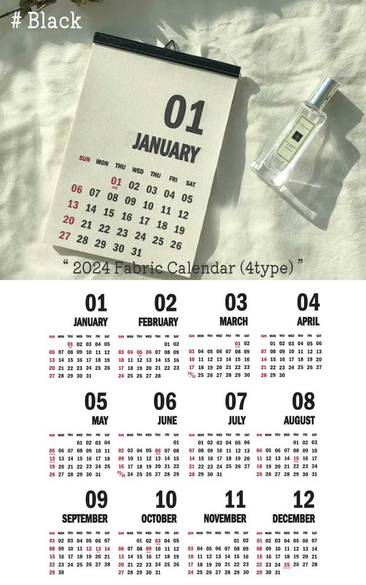 ラニマーケット タペストリー rani market 2024 Fabric Calendar 2024年 ファブリックカレンダー 全4種 1423508/74814/23361 1710550 ACC｜goldtail2020｜05