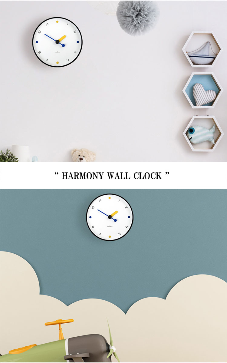 タイムデコ 掛け時計 TIMEDECO 正規販売店 HARMONY WALL CLOCK ハーモニー掛け時計 ウォール クロック White