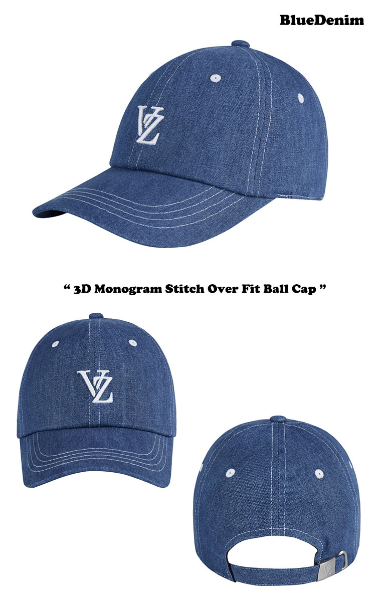 バザール キャップ VARZAR 正規販売店 3D Monogram Stitch Over Fit Ball Cap ステッチ ボールキャップ 全4色 varzar844/5/6/7 ACC｜goldtail2020｜06