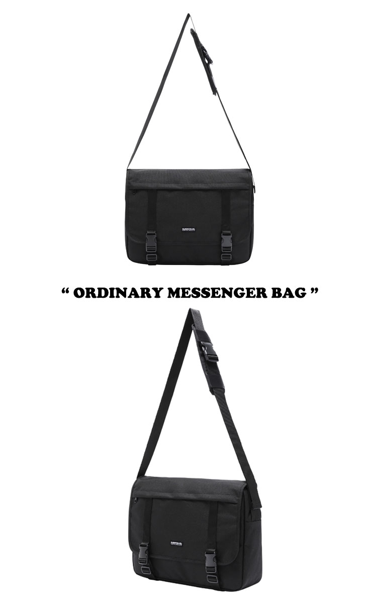 オールモストブルー クロスバッグ ALMOSTBLUE 正規販売店 ORDINARY MESSENGER BAG オーディナリー メッセンジャーバッグ BLACK P0000BEJ バッグ｜goldtail2020｜02