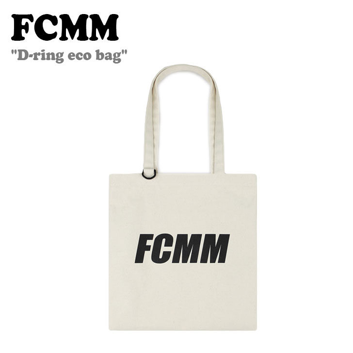 エフシーエムエム トートバッグ FCMM D-ring eco bag Dリング エコバッグ IVORY アイボリー F00BGC02IV バッグ｜goldtail2020