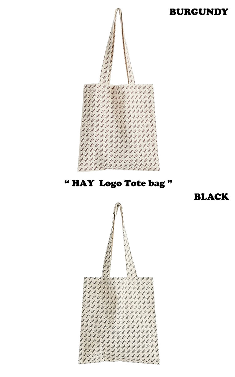 【即納カラー有/国内配送】ヘイ エコバッグ HAY Hay Logo Tote bag ヘイロゴ トートバッグ 全2色 9291842377 バッグ｜goldtail2020｜02