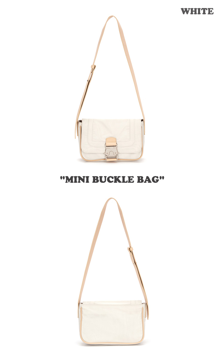 マーティンキム クロスバッグ Matin Kim メンズ レディース MINI BUCKLE BAG ミニ バックル バッグ 全3色  MK229NBG034M0BB/WH/LG バッグ