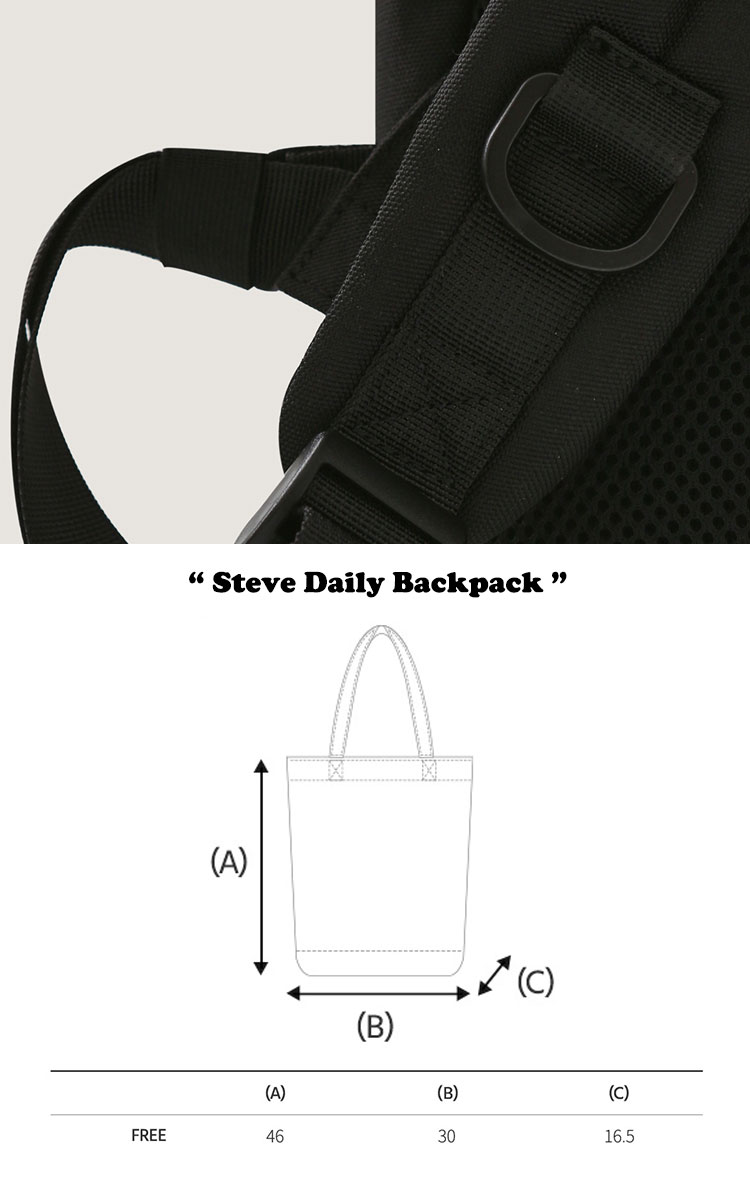 フーアーユー バッグパック WHO.A.U Steve Daily Backpack スティーブ デイリーバッグパック 全3色 WHAKD2331A バッグ｜goldtail2020｜05