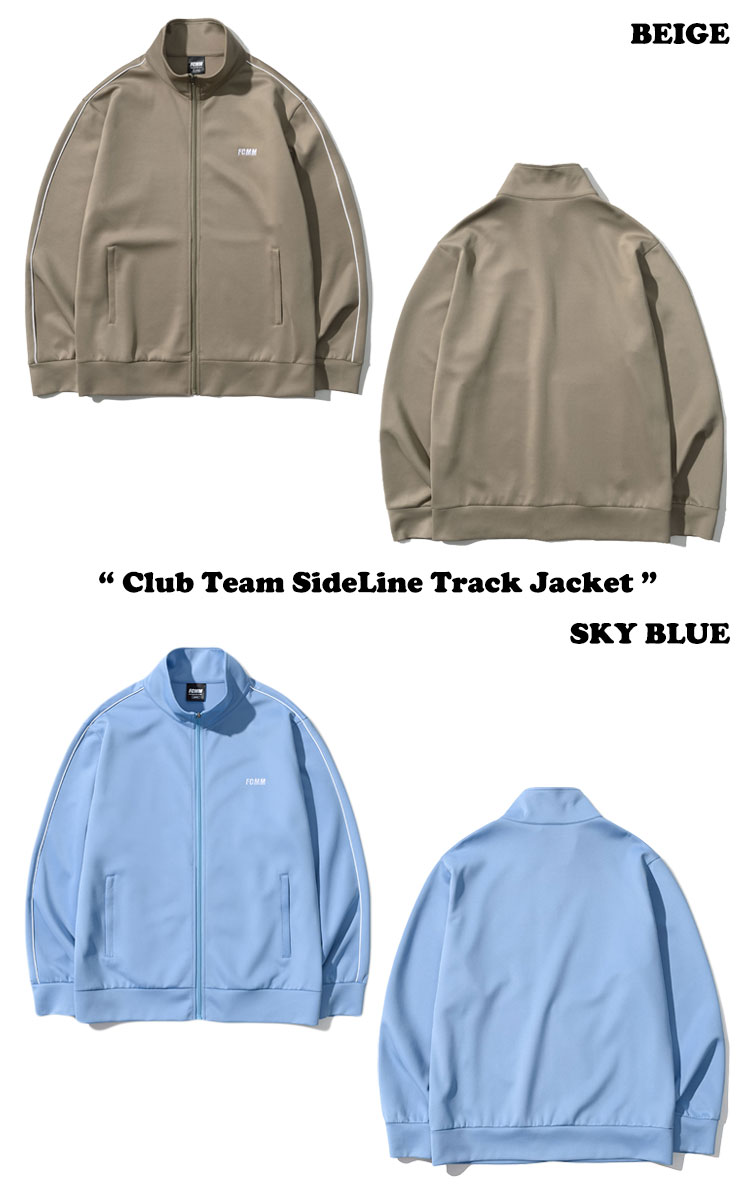 エフシーエムエム ジップアップ FCMM メンズ レディース Club Team SideLine Track Jacket 全6色 FC100402AM/MA/SB/WT/BK/BI ウェア｜goldtail2020｜03