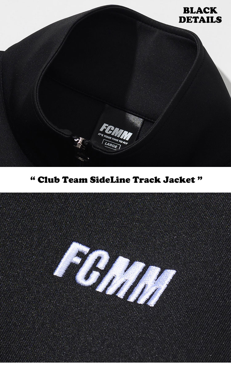 エフシーエムエム ジップアップ FCMM メンズ レディース Club Team SideLine Track Jacket 全6色 FC100402AM/MA/SB/WT/BK/BI ウェア｜goldtail2020｜05