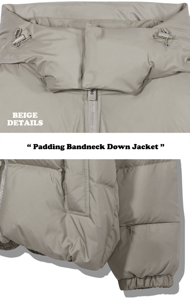 ジープ ダウンジャケット Jeep Padding Bandneck Down Jacket ぺディン バンドネック ダウン ジャケット BLACK  BEIGE JO4JPU491BK/BE ウェア