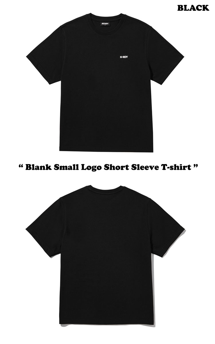 ノルディ 半袖Tシャツ NERDY メンズ レディース Blank Small Logo Short Sleeve T-shirt ブランク スモール ロゴ 半袖 Tシャツ 全2色 PNEU23KG4001/0 ウェア｜goldtail2020｜03