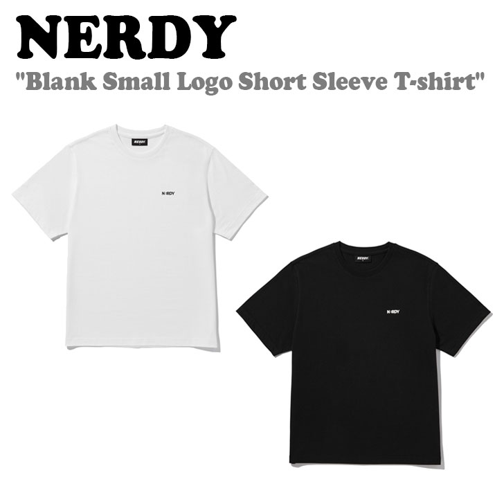 ノルディ 半袖Tシャツ NERDY メンズ レディース Blank Small Logo Short Sleeve T-shirt ブランク スモール ロゴ 半袖 Tシャツ 全2色 PNEU23KG4001/0 ウェア｜goldtail2020