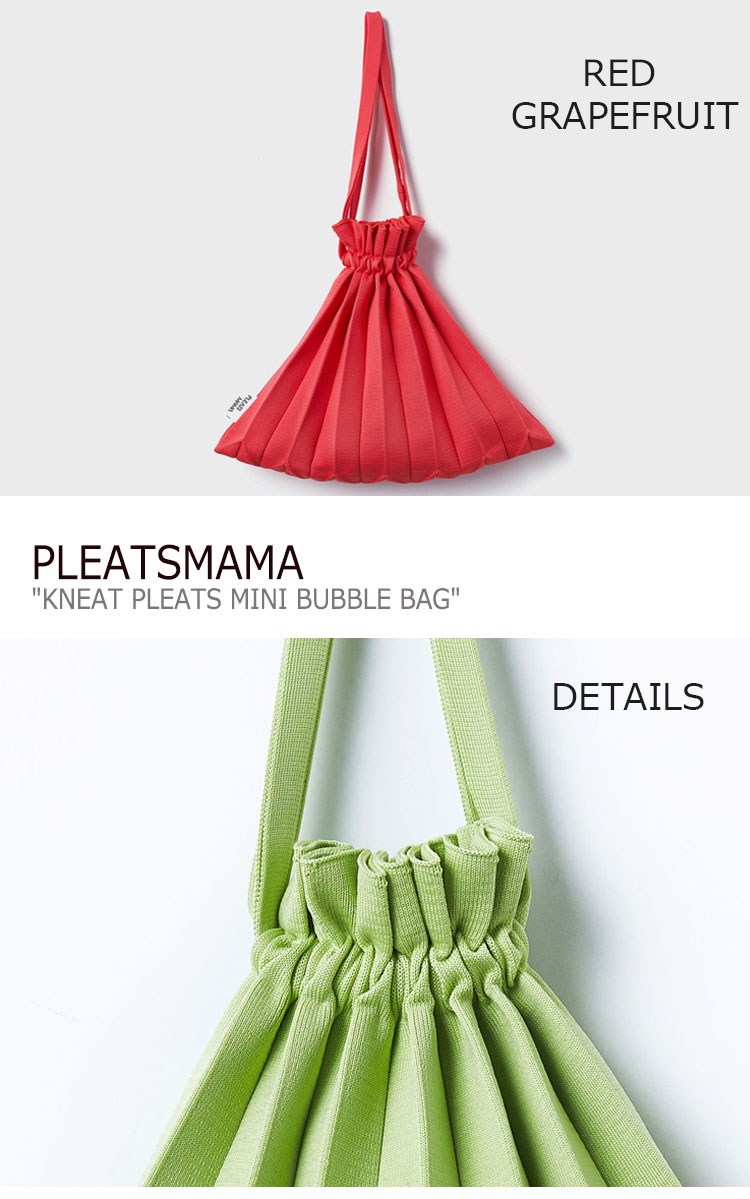 【国内発送/正規品】プリーツママ ハンドバッグ PLEATSMAMA 正規販売店 KNEAT PLEATS MINI BUBBLE BAG PM11ZW-MB02 韓国 韓国バッグ プリーツバッグ バッグ｜goldtail2020｜05