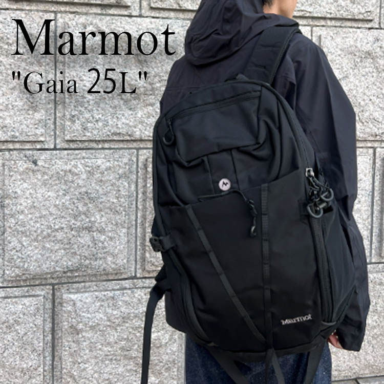 リュック　リュックサック　バックパック　マーモット　Marmot　25L　正規品　メンズ　通勤　通学　大容量　撥水　軽量　ブラック　TSFUB202｜goldtail2020