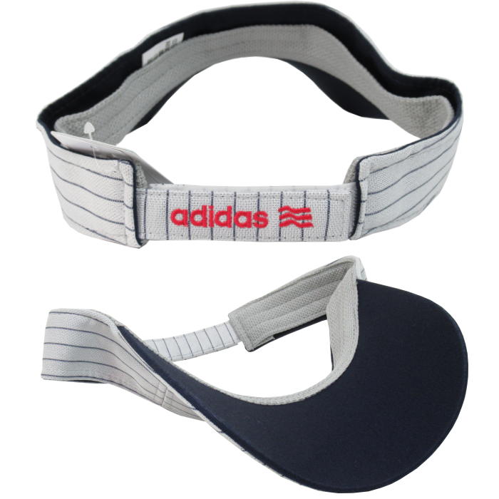 【郵便発送可】adidas アディダス CCQ79 ストライプ レディース バイザー N68384 adiccq79visorゴルフ