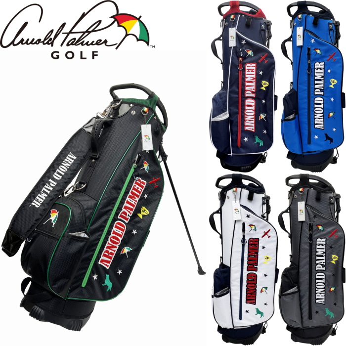 Arnold Palmer ARNOLD PALMER アーノルドパーマー APCB-27S スタンド キャディバッグ 9.0型 超軽量 2. ...