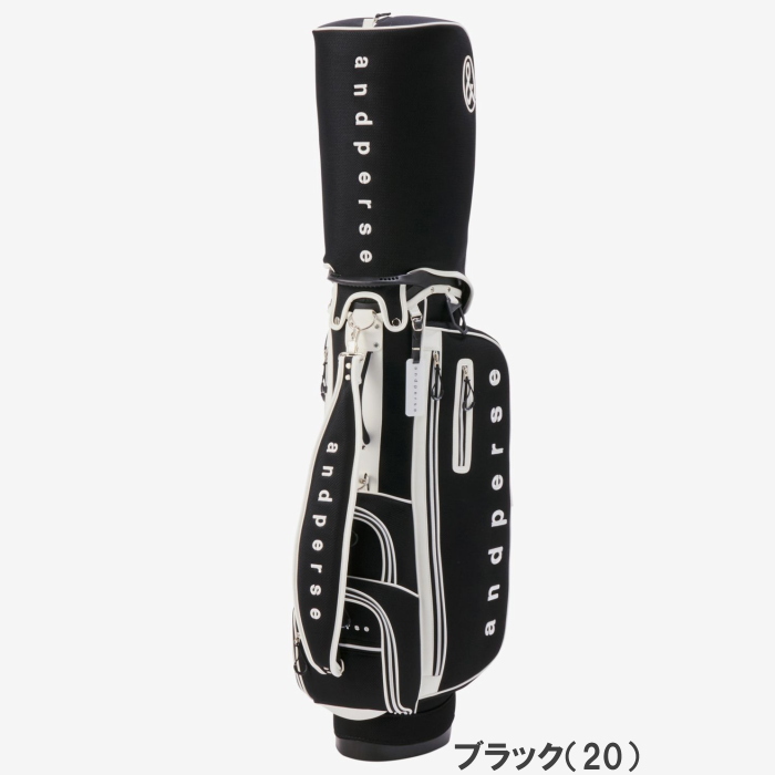 and per se（アンパスィ） AUS7126 キャディバッグ 9型 ユニセックス
