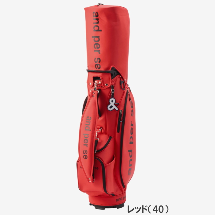 and per se（アンパスィ） AUS7306 キャディバッグ 9型 ユニセックス