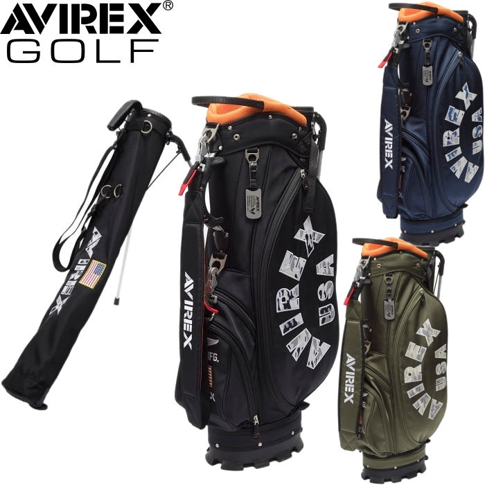 AVIREX GOLF アビレックス ゴルフ AVG3S BA3 セルフスタンド付キャディバッグ 8.5型 日本仕様モデル :avg3s ba3cb:ゴルフアトラス