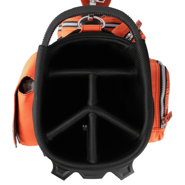新品 AVIREX アヴィレックスゴルフ スタンド キャディバッグ オレンジ AVIREX GOLF アヴィレックスゴルフ 9型 スタンド式 キャディ