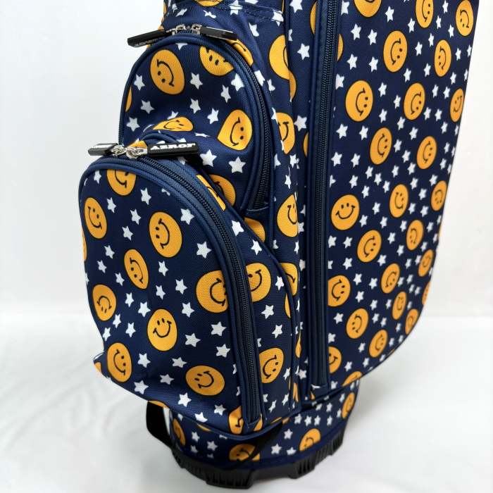 アズロフ スタンド キャディバッグ ニコチャンネイビー 新品　未使用 アズロフ スタンド キャディバッグ ニコチャンネイビー 新品 未使用