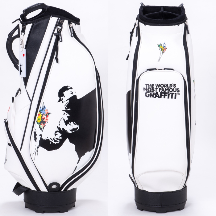 Banksy バンクシー ゴルフ BACB-01 カート キャディバッグ Flower
