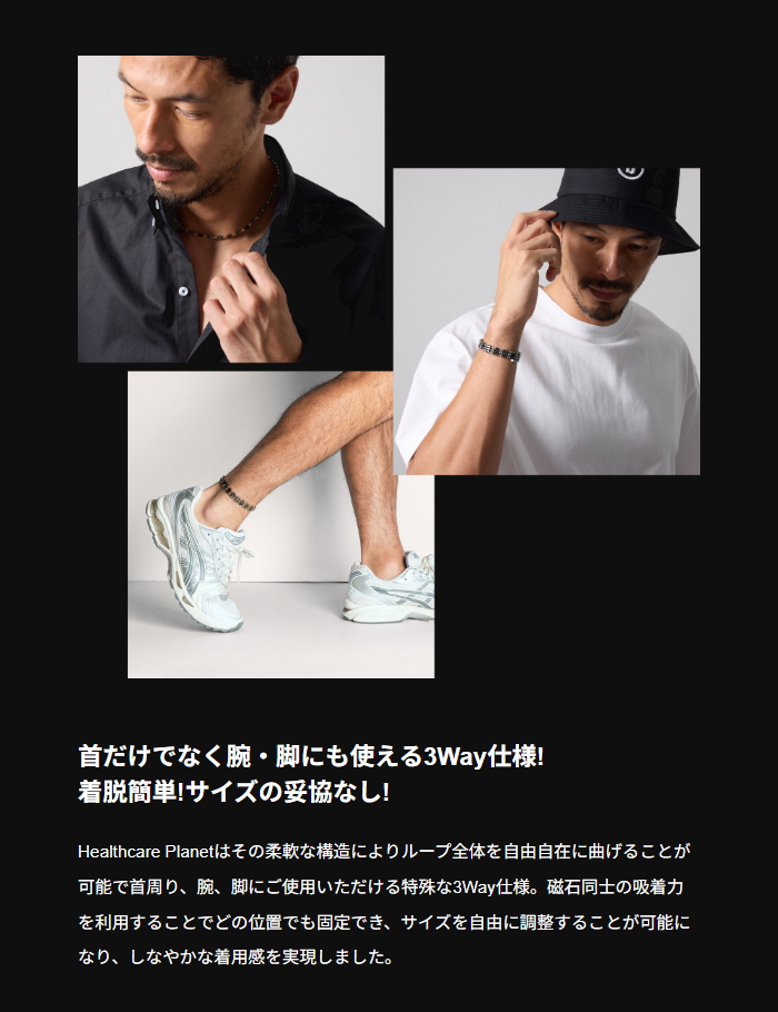BANDEL バンデル　Healthcare Planet BANDEL バンデル Healthcare Planet ヘルスケア プラネット 3Way 首 腕