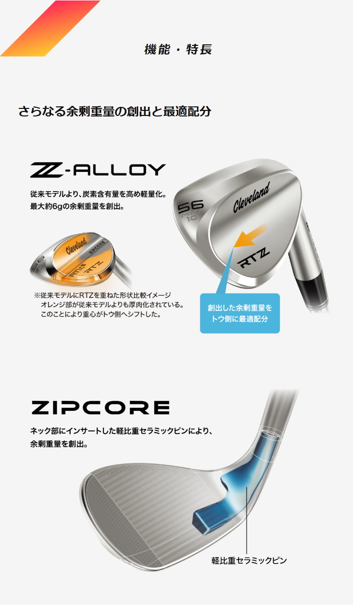 クリーブランド　RTZウェッジ　モーダス115 お買い得　3本セット　新品未使用 Cleveland Golf（クリーブランドゴルフ） クリーブランド RTZ ウェッジ