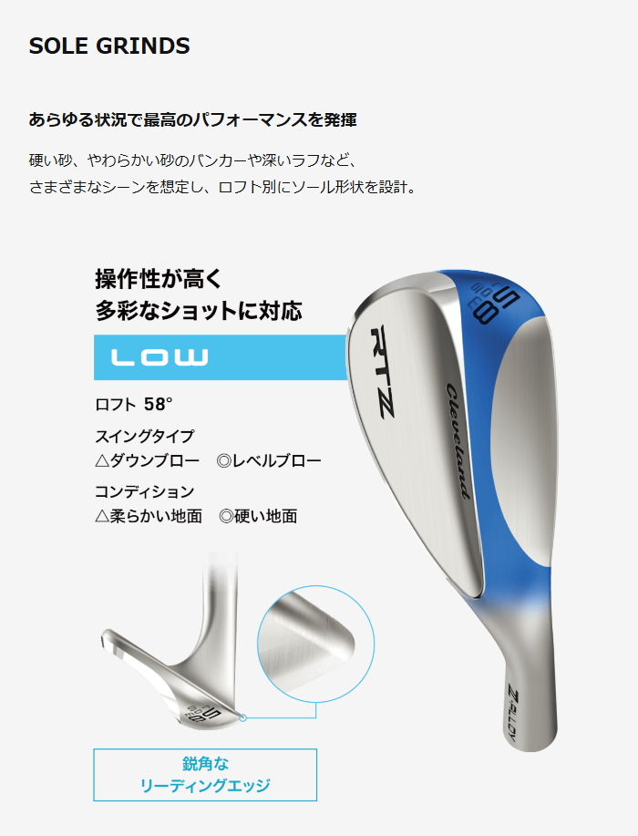 Cleveland Golf（クリーブランドゴルフ） クリーブランド RTZ ウェッジ