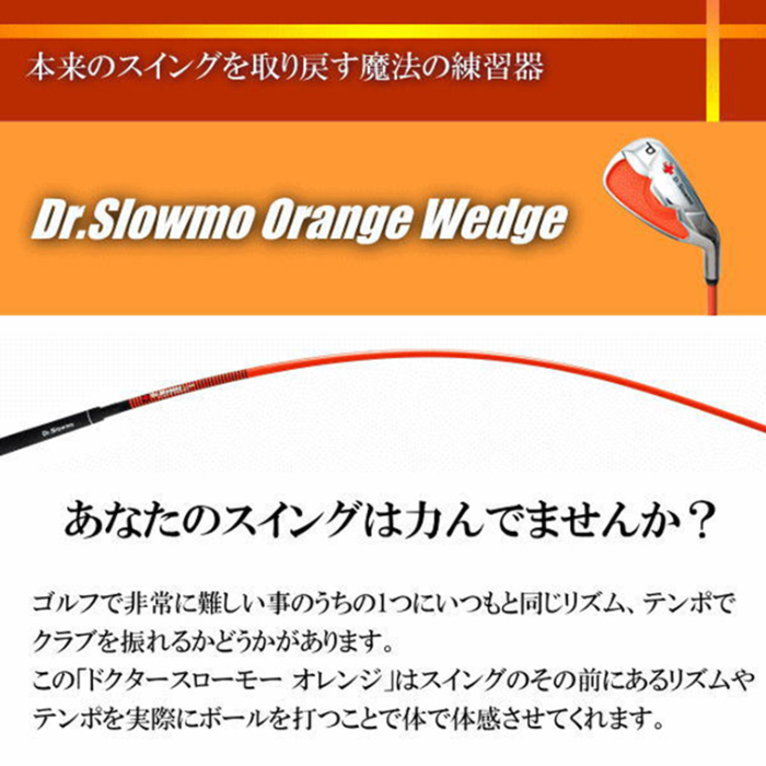 Dr.Slowmo ドクター・スローモー アイアンタイプ 打てる練習用アイアン
