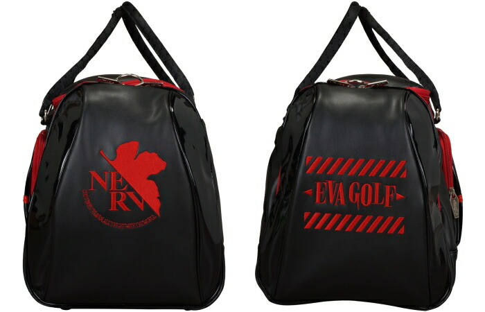 EVA GOLF エヴァンゲリオン ボストンバッグ NERV カラー 【EVANGELION