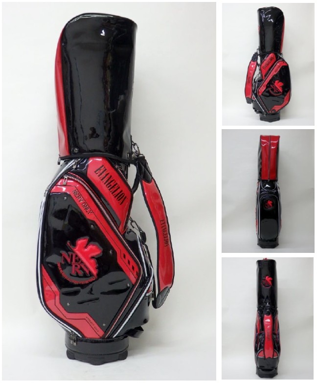 b619 エヴァンゲリオン EVA GOLFゴルフ キャディバッグ 初号機カラー エヴァンゲリオン キャディバッグ NERV カラー EVANGELION GOLF エヴァ