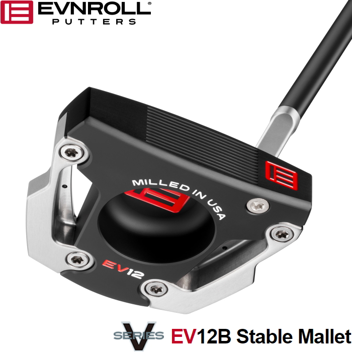 EVNROLL イーブンロール EV12B ステイブルマレットパター （EV12B Stable Mallet PUTTER） 日本正規モデル :evenroll ev12bsm:ゴルフアトラス