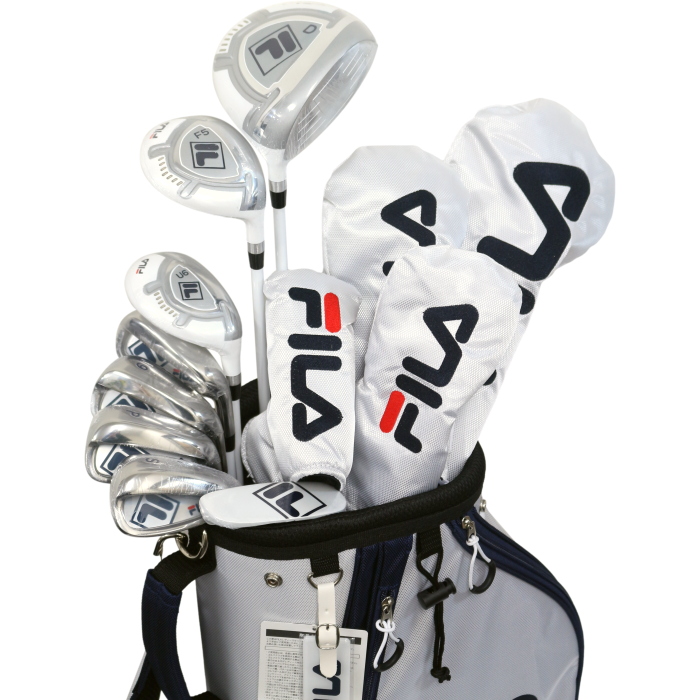 【美品】FILA ゴルフセット　レディースクラブ8本 FILA GOLF フィラ レディース ゴルフセット クラブ8本＋キャディバッグ
