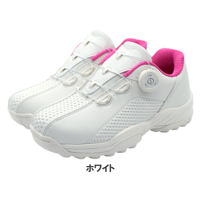FOURSENSE ダイヤル式 レディース スパイクレス シューズ FOSN