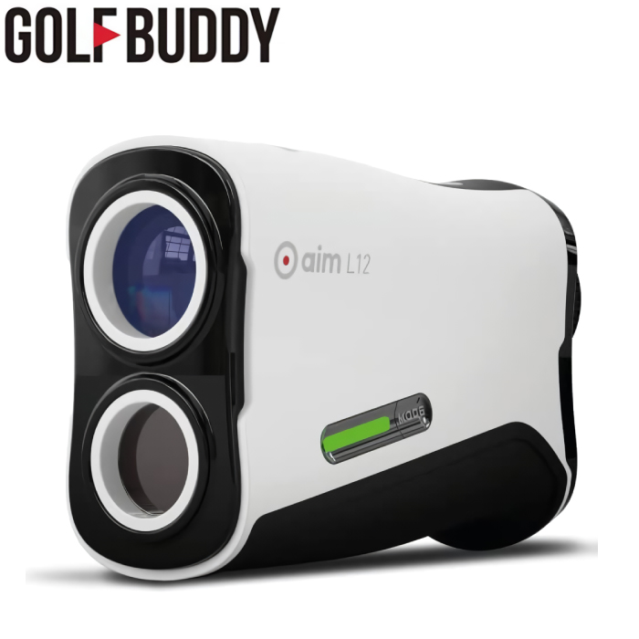 GOLFBUDDY ゴルフバディー aim L12 ゴルフレーザー距離計 0.15秒計測 6倍率LCD 測定範囲2m-800m 880yard  スロープ ピンファインダー IPX4防水 ゴルフゾン
