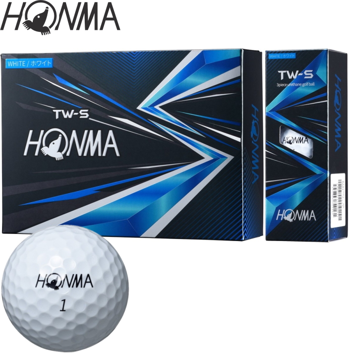 HONMA 本間ゴルフ TW-S ゴルフボール 1ダース ホワイト ホンマゴルフ/ウレタンカバー3ピース : honma-tws-ball : ゴルフアトラス  - 通販 - Yahoo!ショッピング